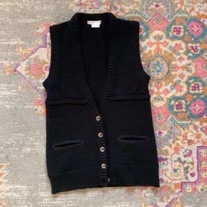 Alexander Wang Black Cashmere Sweater vest